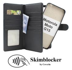 CoverinSkimblocker Motorola Moto G15 XL Magnet Plånboksfodral