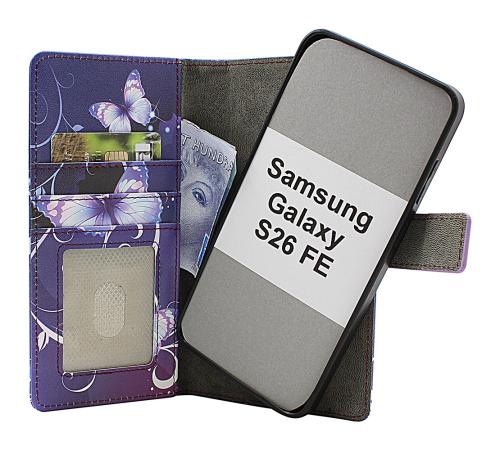 Skimblocker Samsung Galaxy S26 FE Magnet Plånboksfodral Design