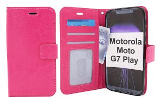 Crazy Horse Wallet Motorola Moto G7 Play