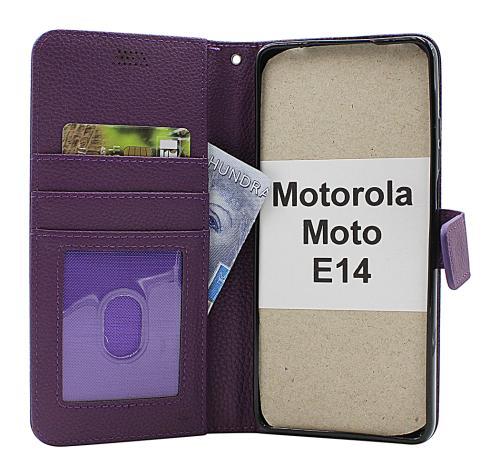 New Standcase Motorola Moto E14 Plånboksfodral