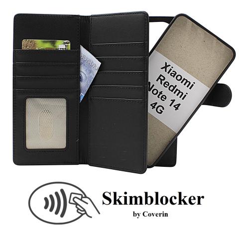 CoverinSkimblocker Xiaomi Redmi Note 14 4G XL Magnet Plånboksfodral