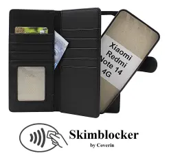 Skimblocker Xiaomi Redmi Note 14 4G XL Magnet Plånboksfodral