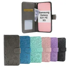 billigamobilskydd.seFlower Standcase Wallet Samsung Galaxy S21 FE 5G (SM-G990B)