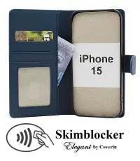 Skimblocker iPhone 15 Plånboksfodral