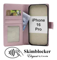 Skimblocker iPhone 16 Pro Pl&aring;nboksfodral