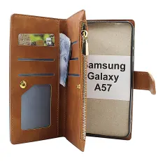 XL Samsung Galaxy A57 5G Lyx Pl&aring;nboksfodral