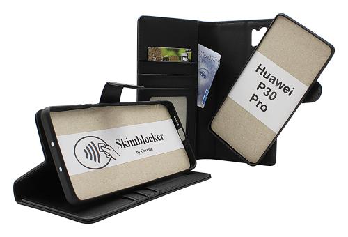 Skimblocker Huawei P30 Pro Magnet Plånboksfodral