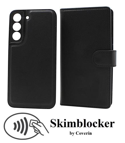 CoverinSkimblocker Samsung Galaxy S22 5G Magnet Plånboksfodral