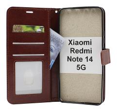 billigamobilskydd.seCrazy Horse Xiaomi Redmi Note 14 5G Plånboksfodral