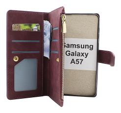 XL Samsung Galaxy A57 5G Lyx Pl&aring;nboksfodral