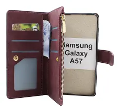 XL Samsung Galaxy A57 5G Lyx Pl&aring;nboksfodral