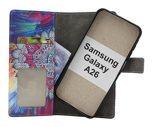 CoverinSkimblocker Samsung Galaxy A26 Magnet Plånboksfodral Design