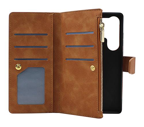 XL Samsung Galaxy S25 Ultra Lyx Plånboksfodral