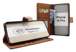 Skimblocker iPhone 18 Pro Pl&aring;nboksfodral