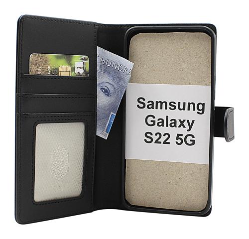 Skimblocker Samsung Galaxy S22 5G Magnet Plånboksfodral