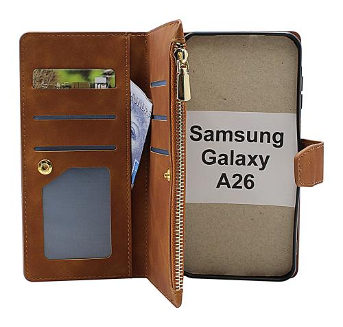 billigamobilskydd.seXL Samsung Galaxy A26 Lyx Plånboksfodral