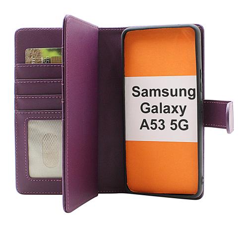 Skimblocker Samsung Galaxy A53 5G XL Magnet Plånboksfodral