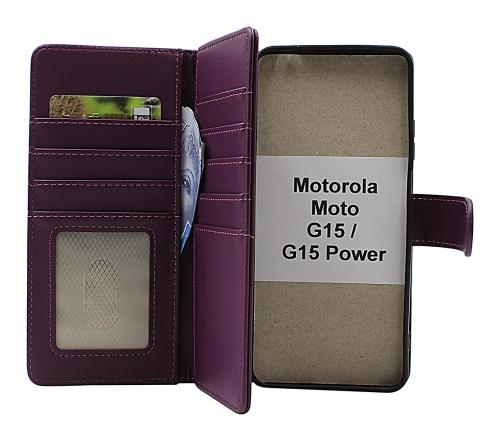 Skimblocker Motorola Moto G15 / G15 Power XL Plånboksfodral