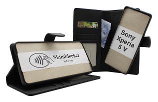 Skimblocker Sony Xperia 5 V Magnet Pl&aring;nboksfodral