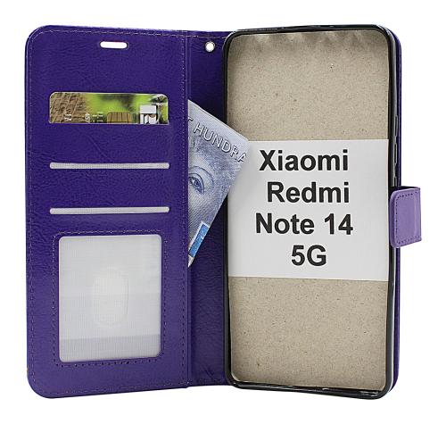 Crazy Horse Xiaomi Redmi Note 14 5G Plånboksfodral