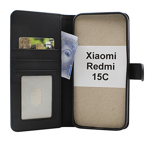 Skimblocker Xiaomi Redmi 15C Magnet Plånboksfodral