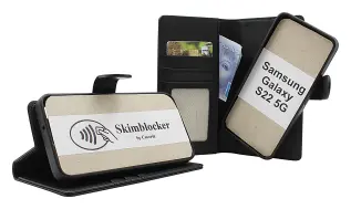 Skimblocker Samsung Galaxy S22 5G Magnet Pl&aring;nboksfodral