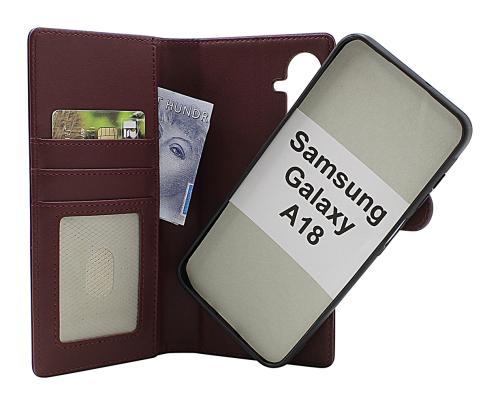 Skimblocker Samsung Galaxy A18 LTE Magnet Plånboksfodral