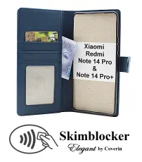 Skimblocker Xiaomi Redmi Note 14 Pro / 14 Pro+ Plånboksfodral