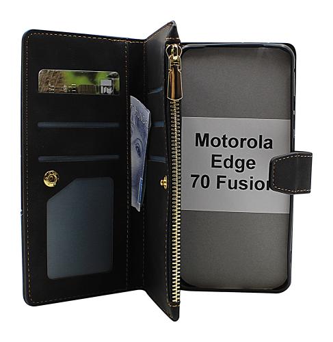 XL Motorola Edge 70 Fusion / 70 Fusion + Lyx Plånboksfodral