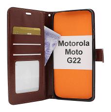 Crazy Horse Wallet Motorola Moto G22