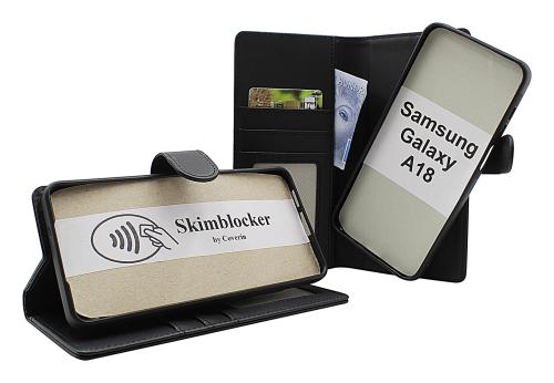 Skimblocker Samsung Galaxy A18 LTE Magnet Plånboksfodral