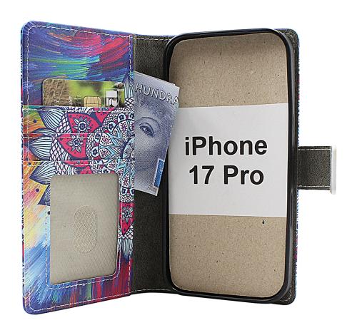 Skimblocker iPhone 17 Pro Magnet Plånboksfodral Design