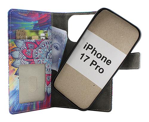 Skimblocker iPhone 17 Pro Magnet Plånboksfodral Design