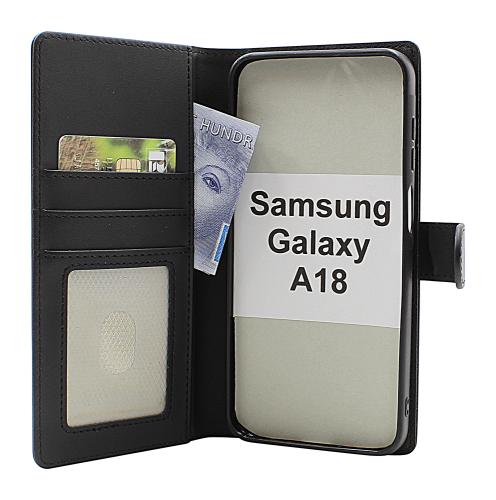 Skimblocker Samsung Galaxy A18 LTE Magnet Plånboksfodral