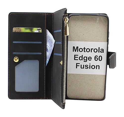 billigamobilskydd.seXL Motorola Edge 60 Fusion Lyx Plånboksfodral