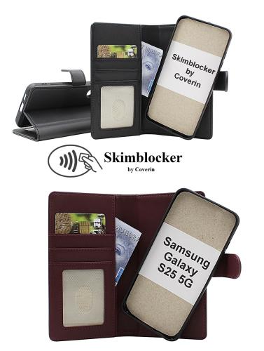 CoverinSkimblocker Samsung Galaxy S25 Magnet Plånboksfodral