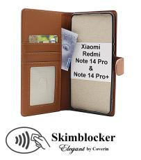 Skimblocker Xiaomi Redmi Note 14 Pro / 14 Pro+ Plånboksfodral