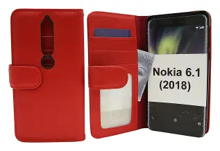 Pl&aring;nboksfodral Nokia 6 (2018)