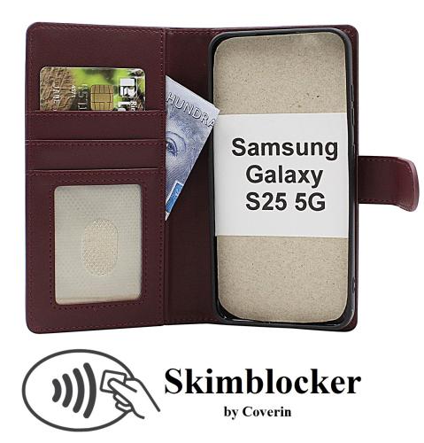 CoverinSkimblocker Samsung Galaxy S25 Magnet Plånboksfodral