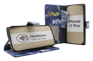 Skimblocker iPhone 17 Pro Pl&aring;nboksfodral Design