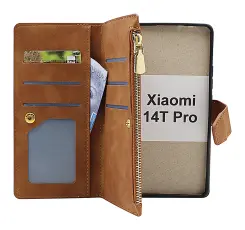 XL Xiaomi 14T Pro Lyx Pl&aring;nboksfodral