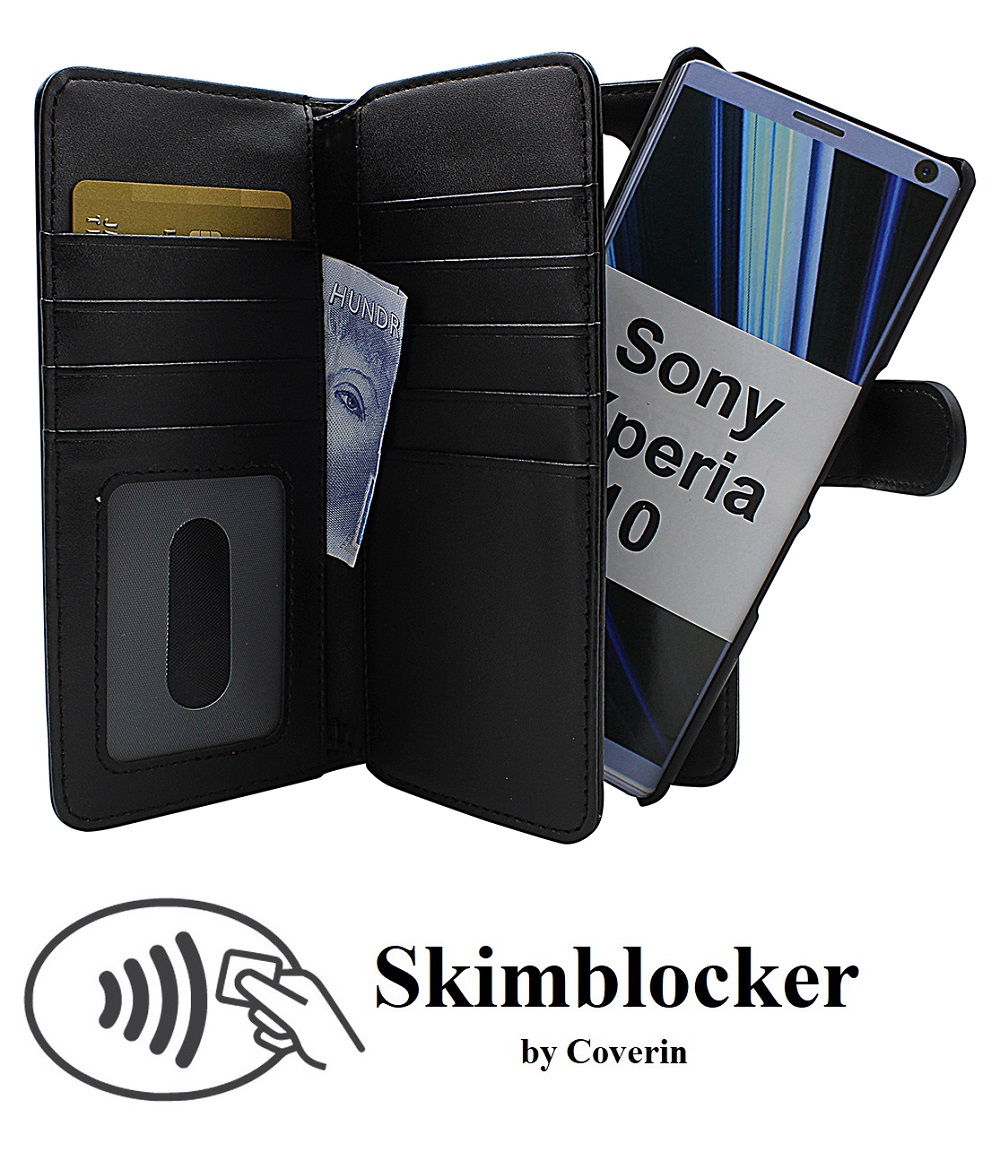 CoverInSkimblocker XL Magnet Fodral Sony Xperia 10