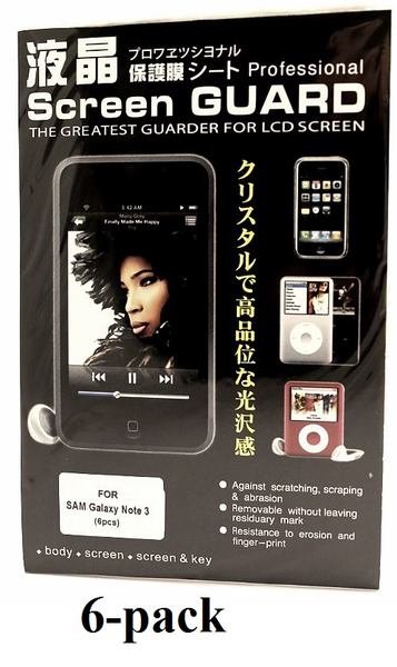 billigamobilskydd.seSamsung Galaxy Note 3 (n9005) skrmskydd, 6-pack