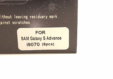 billigamobilskydd.seSamsung Galaxy S Advance (i9070) skrmskydd, 6-pack