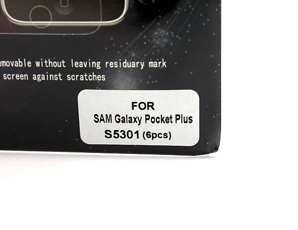 billigamobilskydd.seSamsung Galaxy Pocket Plus (s5301) skrmskydd 6-pack