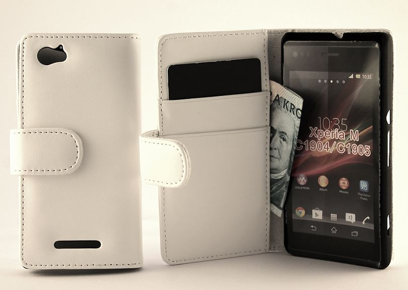 CoverInPlnboksfodral Sony Xperia M (c1905)