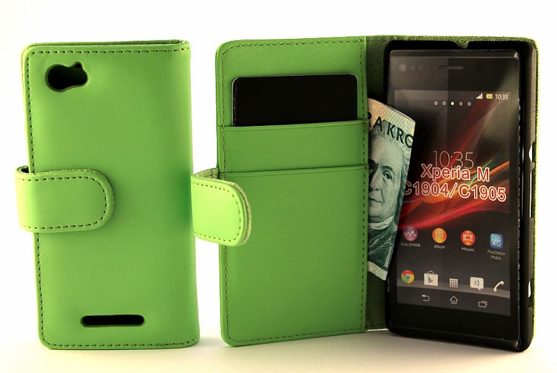CoverInPlnboksfodral Sony Xperia M (c1905)