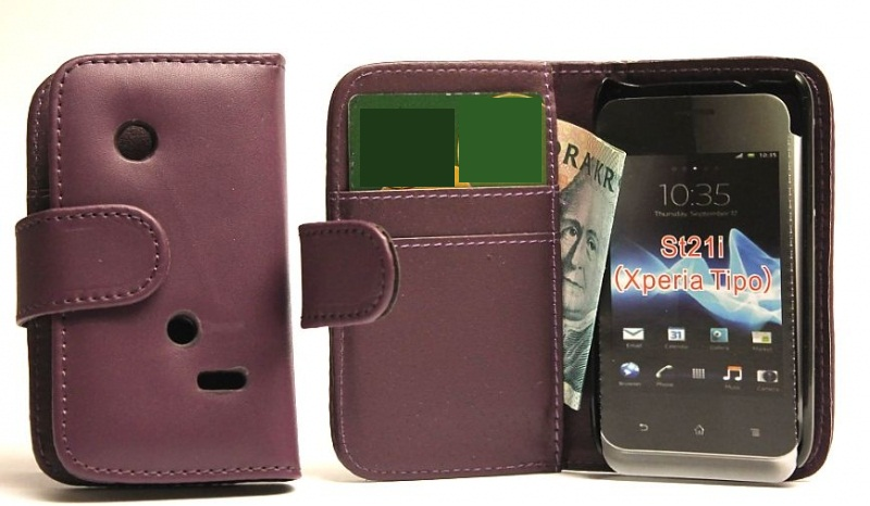 CoverInPlnboksfodral Sony Xperia Tipo (ST21i)