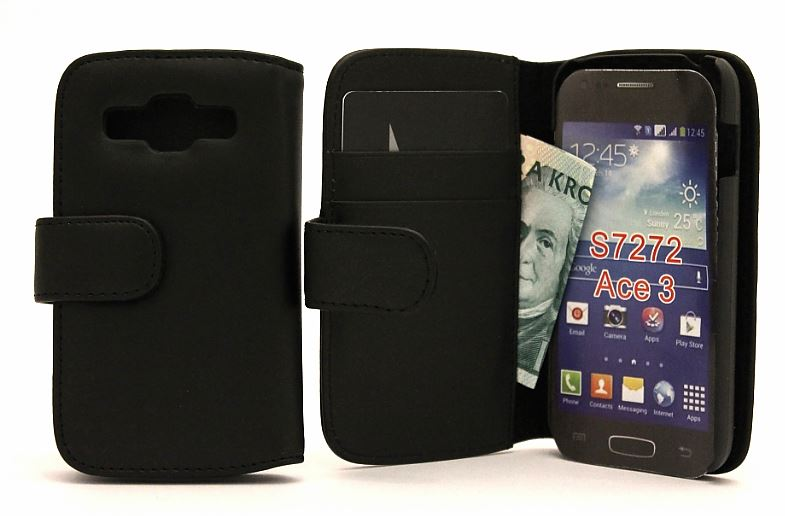 CoverInPlnboksfodral Samsung Galaxy Ace 3 (s7275)