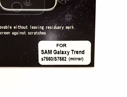 billigamobilskydd.seSamsung Galaxy Trend spegelskrmskydd